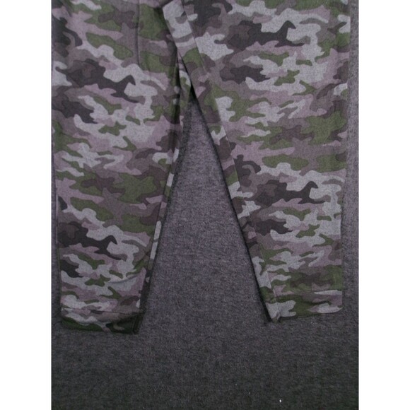 Time Tru Pants Women Large Camo Jogger Lounge Elastic Waist Drawstring Army Cozy - Picture 3 of 13